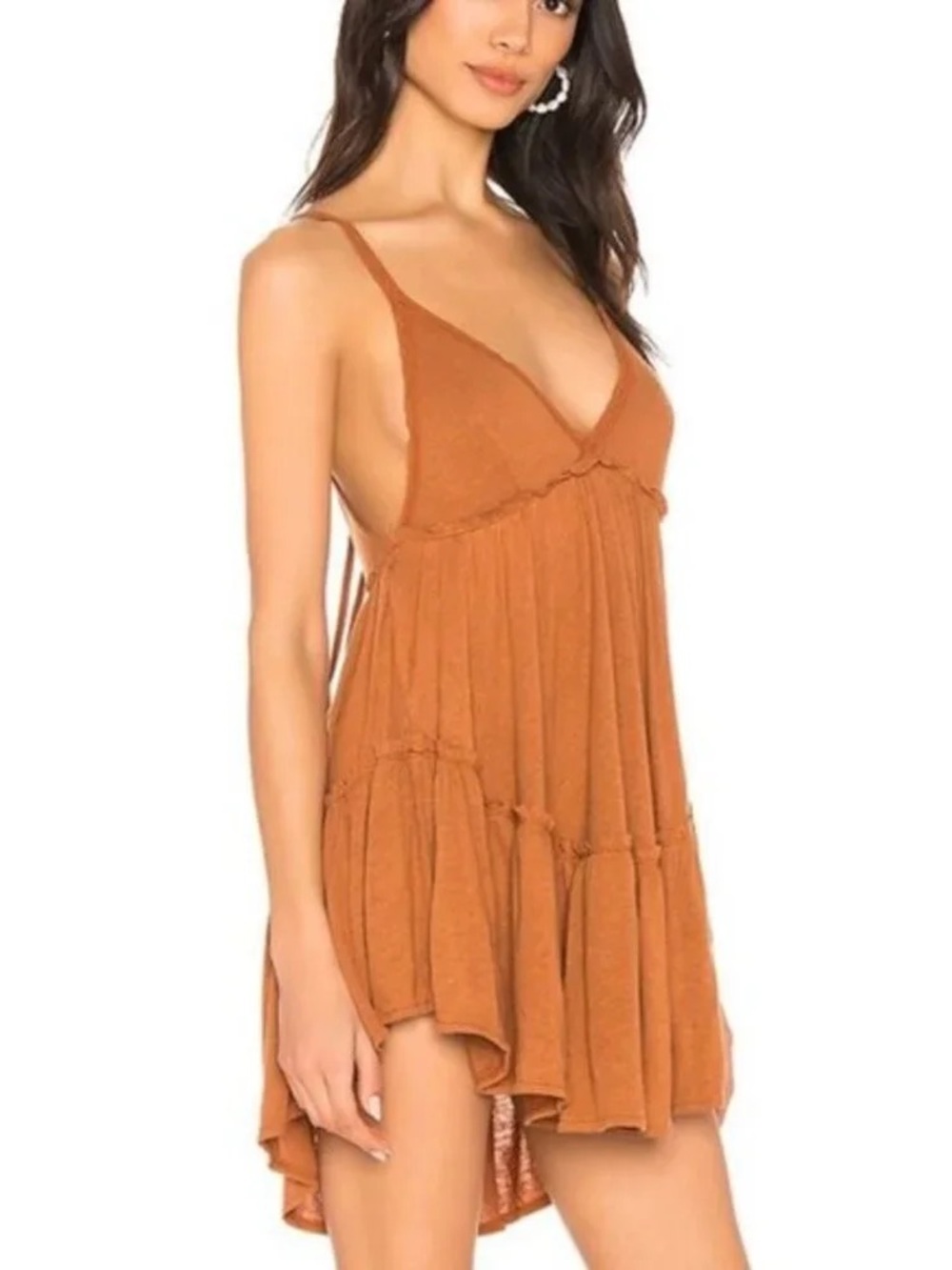 Free People Bella Donna Tunic in Copper size Small